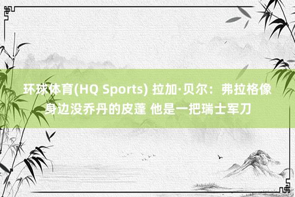环球体育(HQ Sports) 拉加·贝尔：弗拉格像身边没乔丹的皮蓬 他是一把瑞士军刀