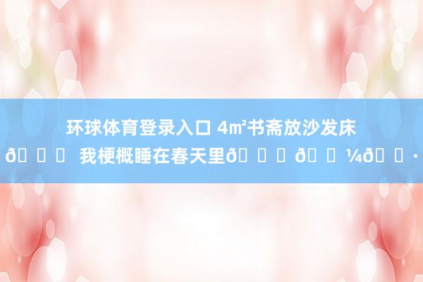 环球体育登录入口 4㎡书斋放沙发床🍃 我梗概睡在春天里💐🌼🌷