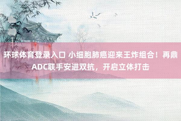 环球体育登录入口 小细胞肺癌迎来王炸组合！再鼎ADC联手安进双抗，开启立体打击